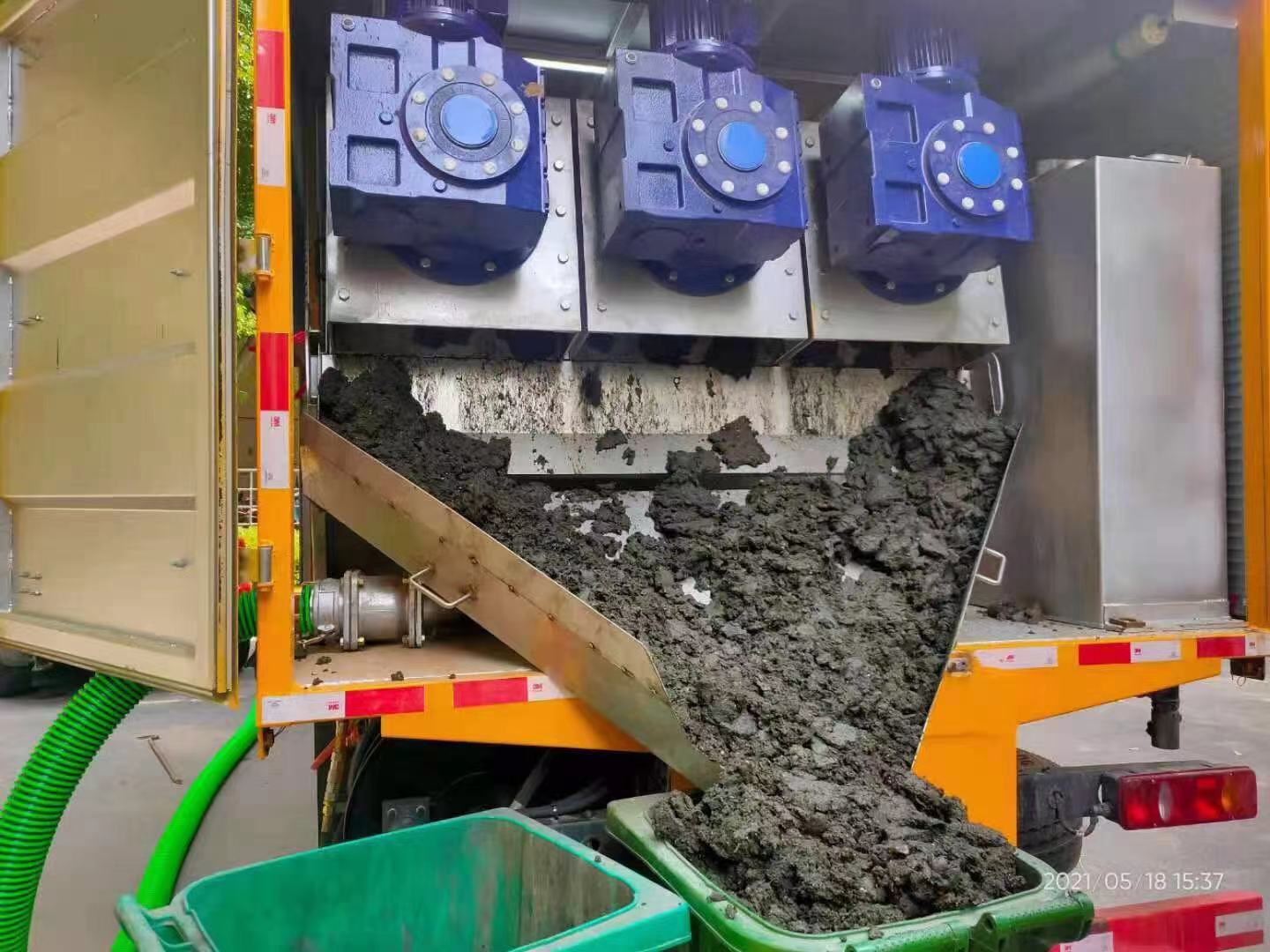 安新化粪池清掏城市维护站-泥浆净化干湿分离处理